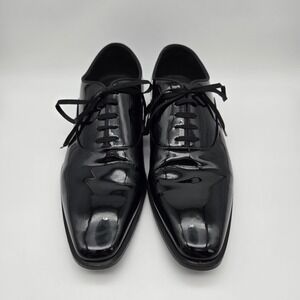 Suitsupply Patent Leather Tuxedo Shoes Mens 9.5 Black Formal Oxford Classic